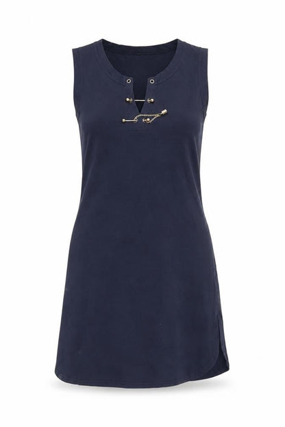 Apricot Women's Blue Sleeveless Dress Size 10