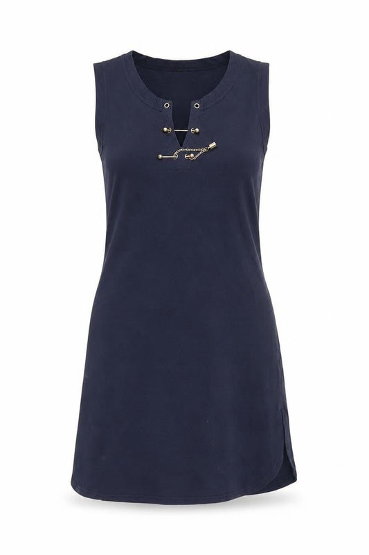 Apricot Women's Blue Sleeveless Dress Size 10