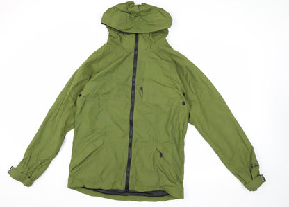 Westbeach Men's Green XS Hooded Windbreaker Jacket