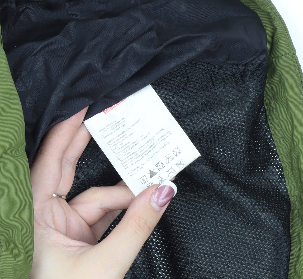 Westbeach Men's Green XS Hooded Windbreaker Jacket