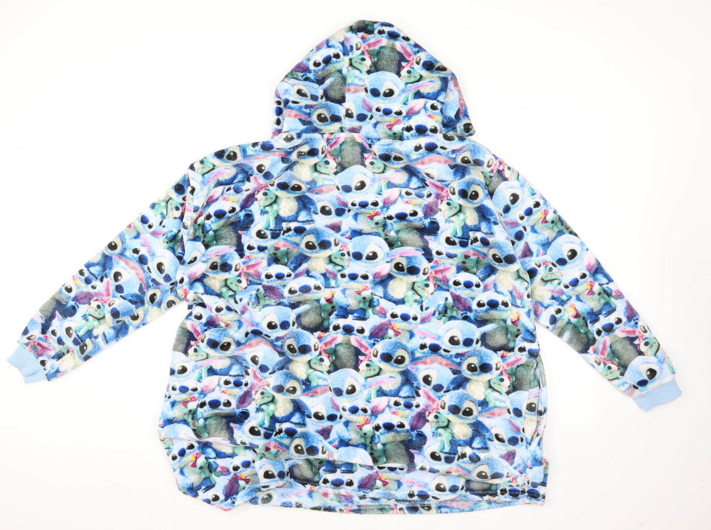 Disney Women’s Stitch Fleece Hooded Robe XS
