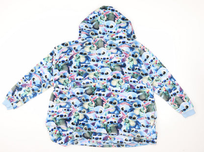 Disney Women’s Stitch Fleece Hooded Robe XS