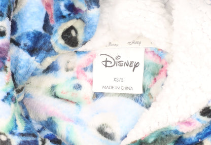 Disney Women’s Stitch Fleece Hooded Robe XS