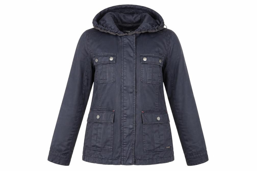 Womens UK Size 8 White Stuff Blue Parka Coat