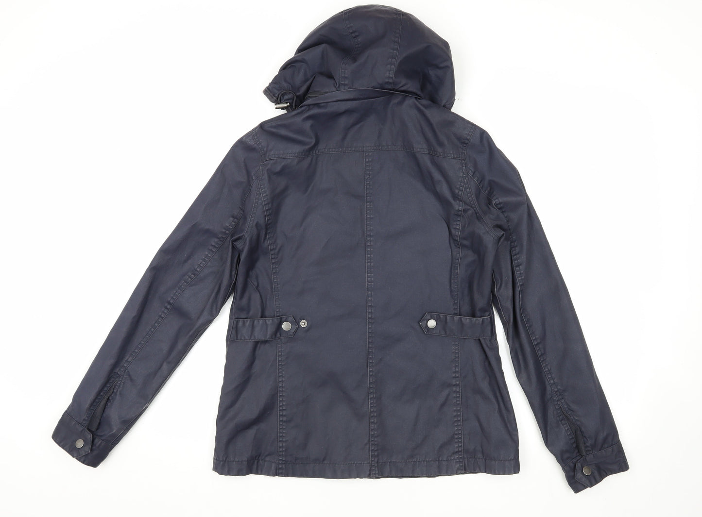 Womens UK Size 8 White Stuff Blue Parka Coat