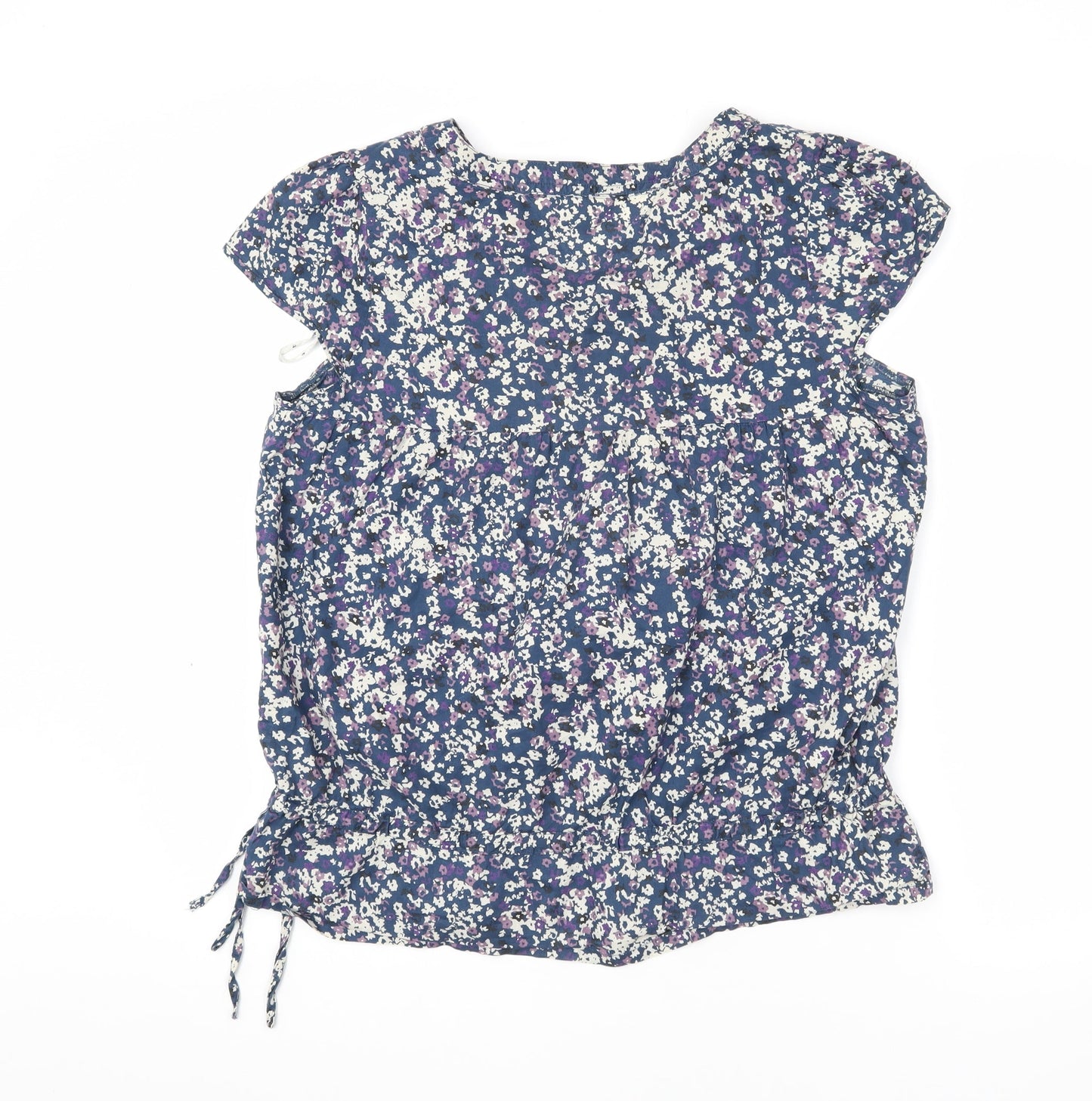 Manning Women's Floral Blouse V-Neck Multicoloured Size 12