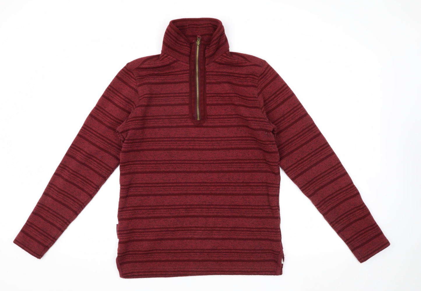 Mens UK Size S Mountain Warehouse Red 1/4 Zip Sweatshirt