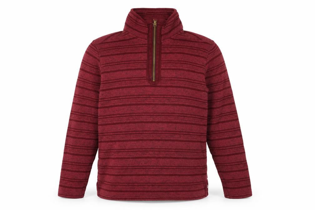 Mens UK Size S Mountain Warehouse Red 1/4 Zip Sweatshirt