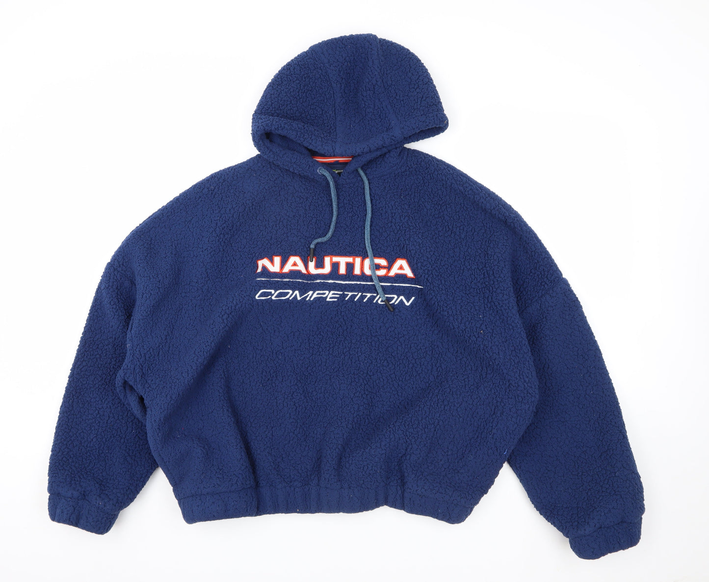 Nautica Women's Blue Fleece Hoodie Size 10