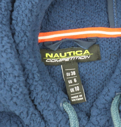 Nautica Women's Blue Fleece Hoodie Size 10