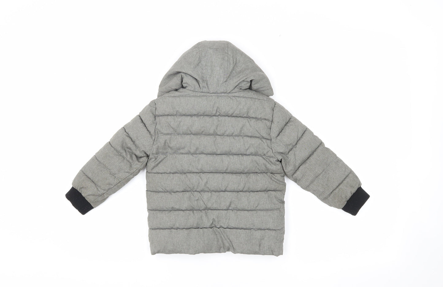Batman Boys Grey Hooded Puffer Jacket 2-3 Years