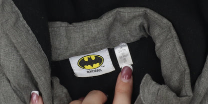 Batman Boys Grey Hooded Puffer Jacket 2-3 Years