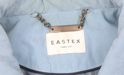 Womens UK Size 12 Eastex Blue Quilted Coat