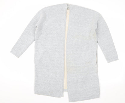Womens UK Size XS Oasis Grey Cardigan Jumper