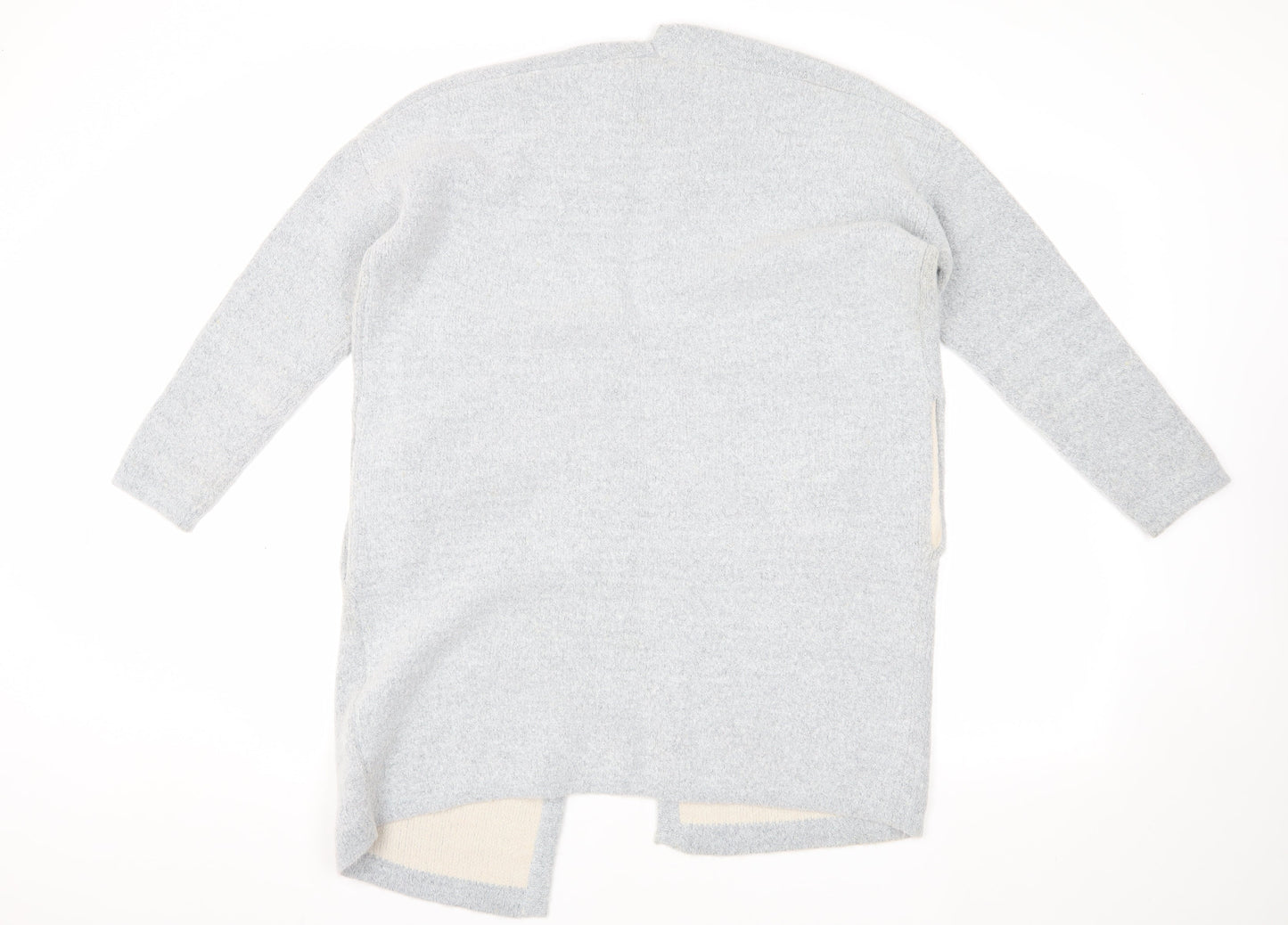 Womens UK Size XS Oasis Grey Cardigan Jumper