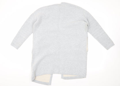 Womens UK Size XS Oasis Grey Cardigan Jumper