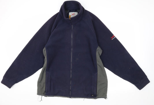 X-ERT Performance Men's Blue Fleece Jacket XL