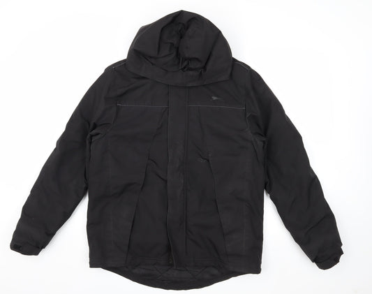 Mens UK Size XS Slazenger Black Puffer Jacket