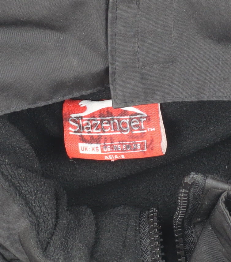 Mens UK Size XS Slazenger Black Puffer Jacket