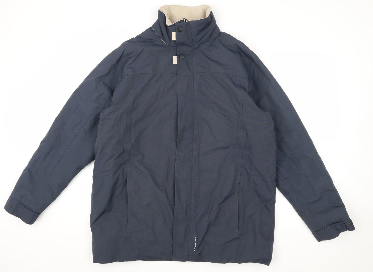 Mens UK Size M Quechua Blue Basic Jacket