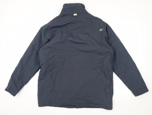 Mens UK Size M Quechua Blue Basic Jacket