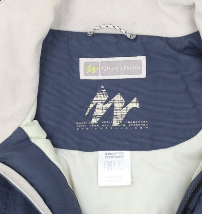 Mens UK Size M Quechua Blue Basic Jacket