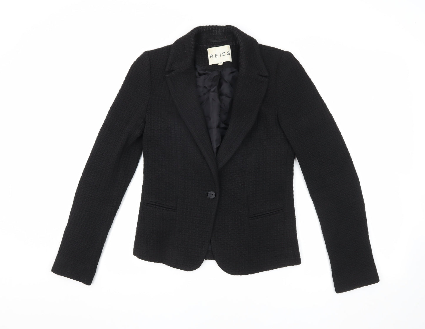 Reiss Women's Black XS Slim Fit Blazer