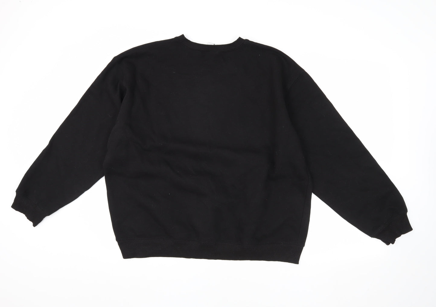 Mens UK Size M Marvel Black Pullover Sweatshirt