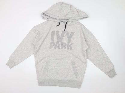 Ivy Park Women's Grey Pullover Hoodie S