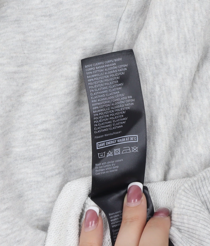Ivy Park Women's Grey Pullover Hoodie S