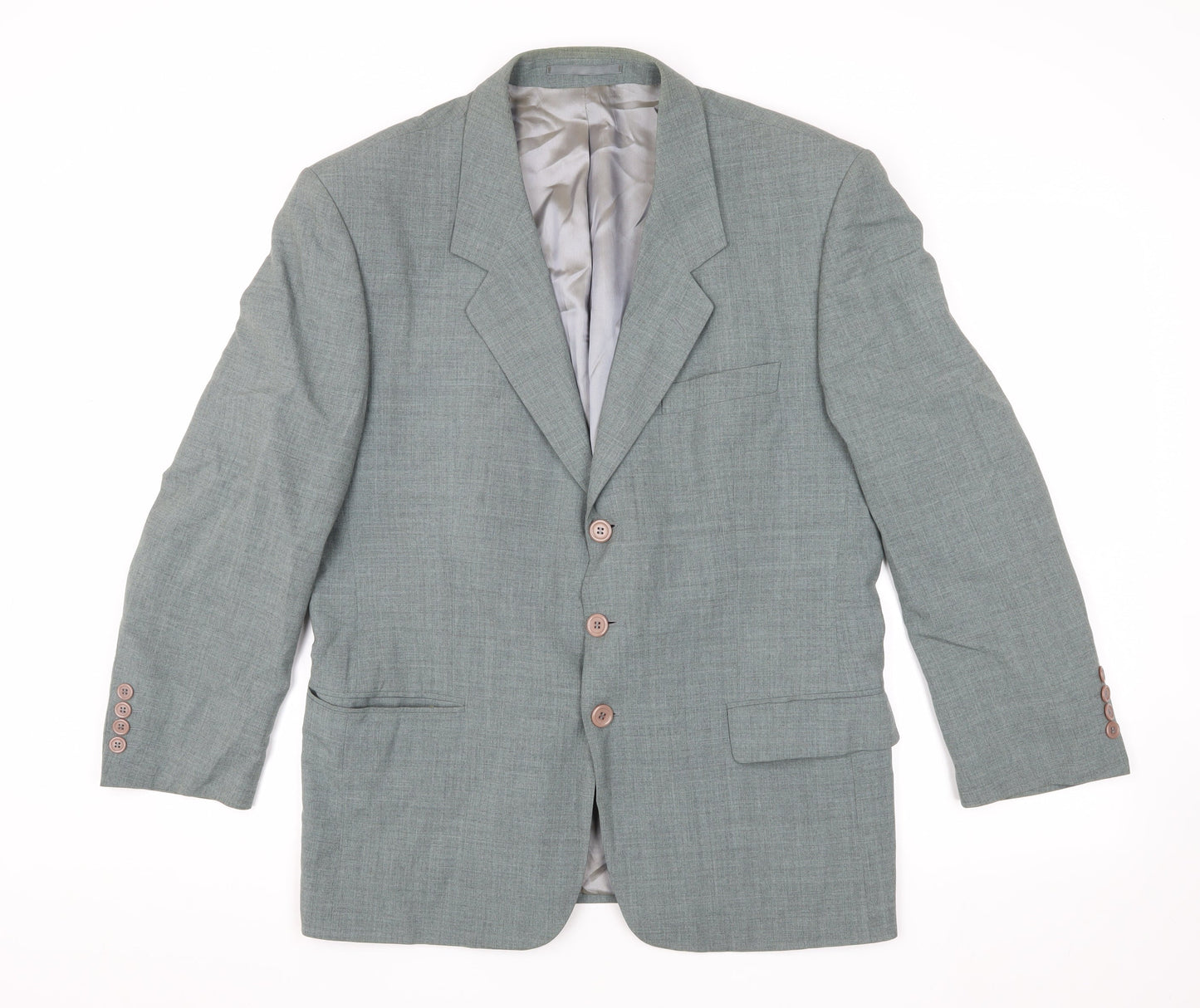 Mens UK Size 40 David Moss Regular Grey Suit Jacket