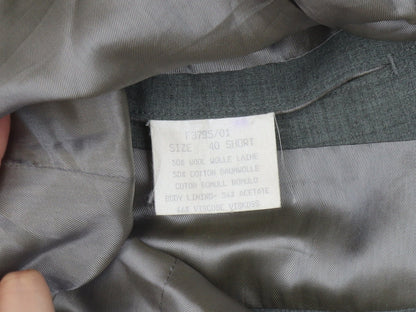 Mens UK Size 40 David Moss Regular Grey Suit Jacket