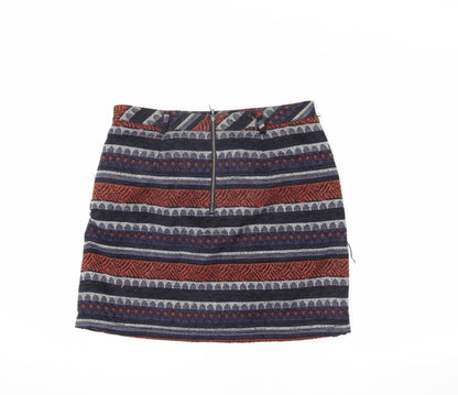 Marks and Spencer Women's Geometric Zip Skirt Size 10