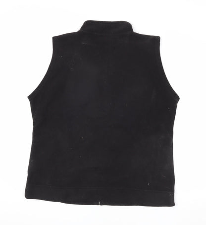 Womens UK Size L ISLE Black Basic Jacket Waistcoat