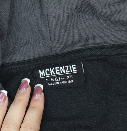 Mens UK Size L McKenzie Black Basic Jacket
