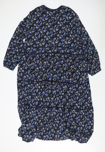 Marks and Spencer Women's Floral Viscose Shift Dress