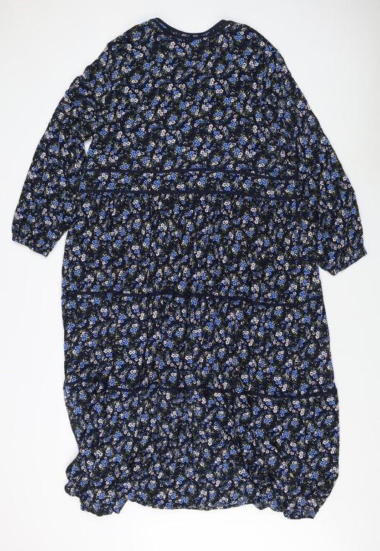 Marks and Spencer Women's Floral Viscose Shift Dress