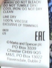 Marks and Spencer Women's Floral Viscose Shift Dress