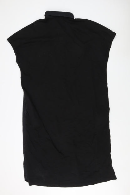 Benetton Women's Black Shirt Dress M