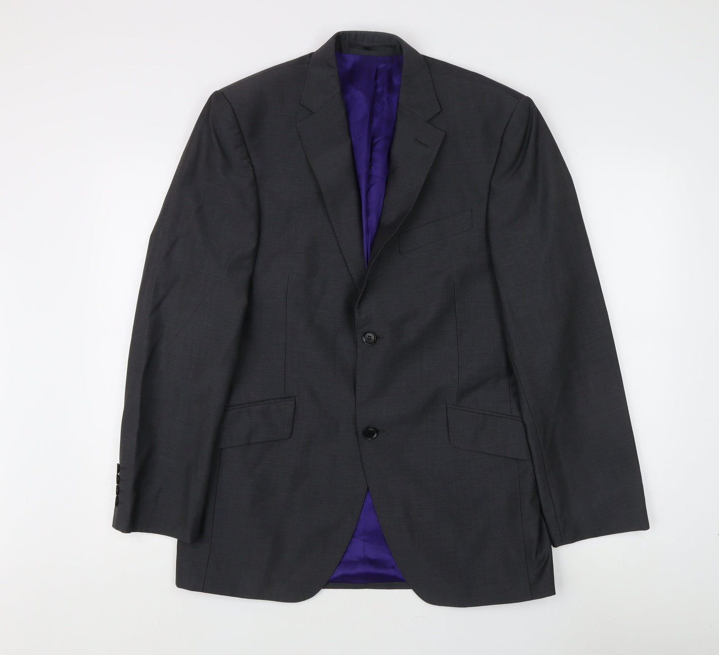 Austin Reed Men's Grey Blazer, Size 40R, Wool, Regular Fit