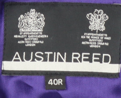 Austin Reed Men's Grey Blazer, Size 40R, Wool, Regular Fit