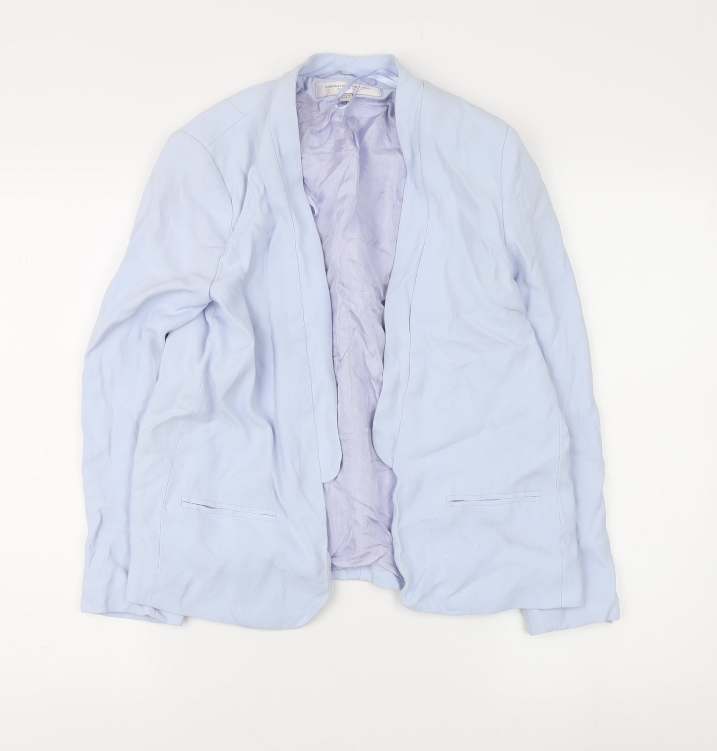 Womens UK Size 10 French Connection Blue Basic Jacket