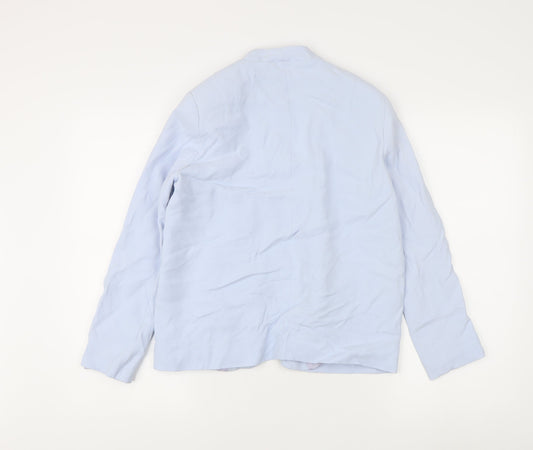 Womens UK Size 10 French Connection Blue Basic Jacket