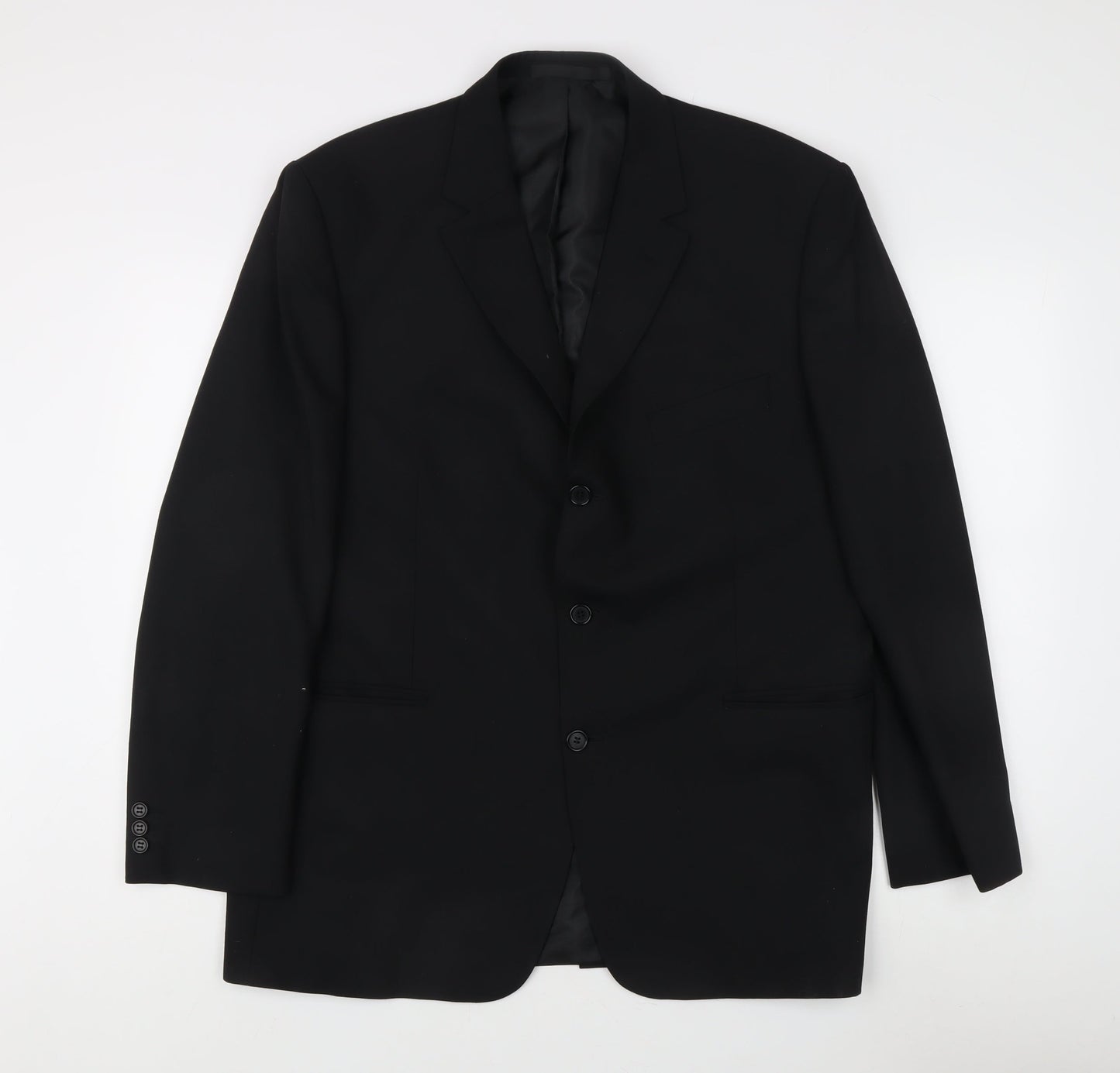 Mens UK Size 44 Marks and Spencer  Black Suit Jacket
