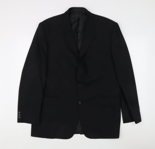 Mens UK Size 44 Marks and Spencer  Black Suit Jacket