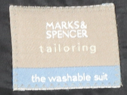 Mens UK Size 44 Marks and Spencer  Black Suit Jacket
