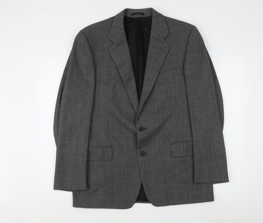 Mens UK Size 40 Eric Spencer Regular Grey Suit Jacket