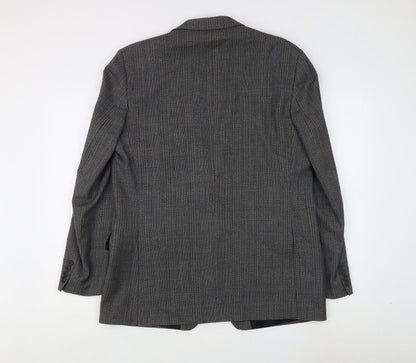 Mens UK Size 40 Eric Spencer Regular Grey Suit Jacket