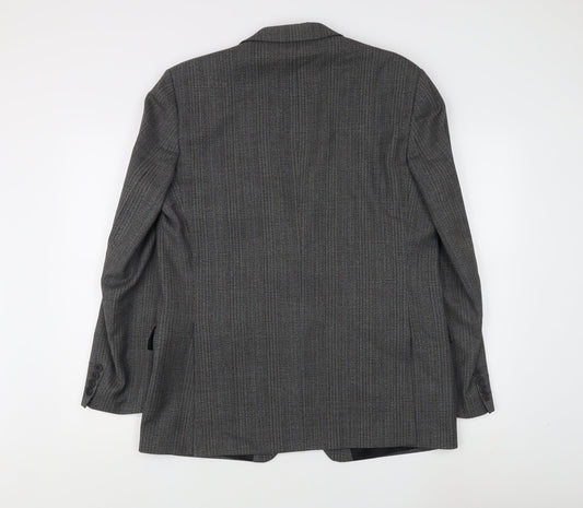 Mens UK Size 40 Eric Spencer Regular Grey Suit Jacket