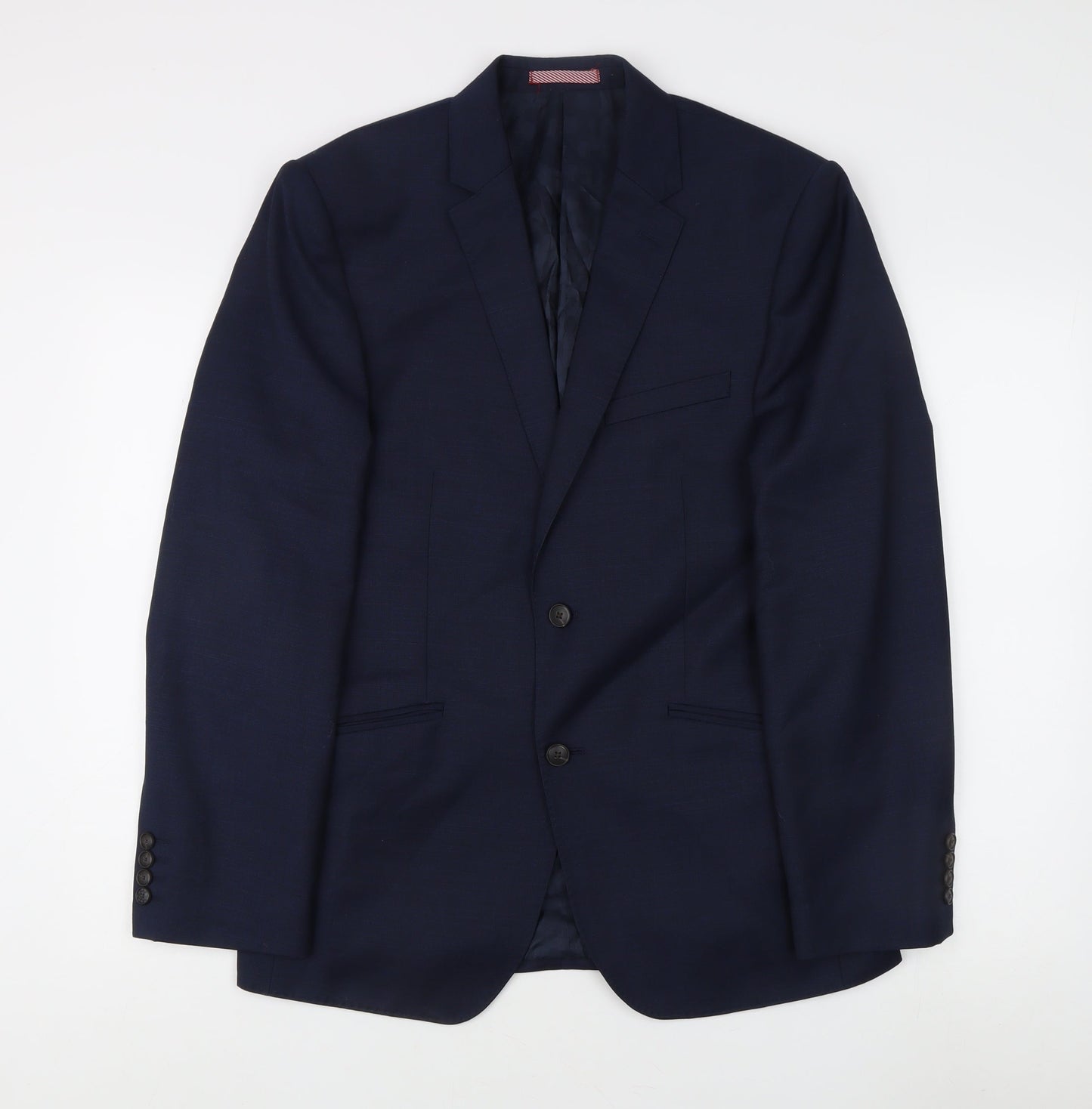 Mens UK Size 40 Marks and Spencer Regular Blue Suit Jacket